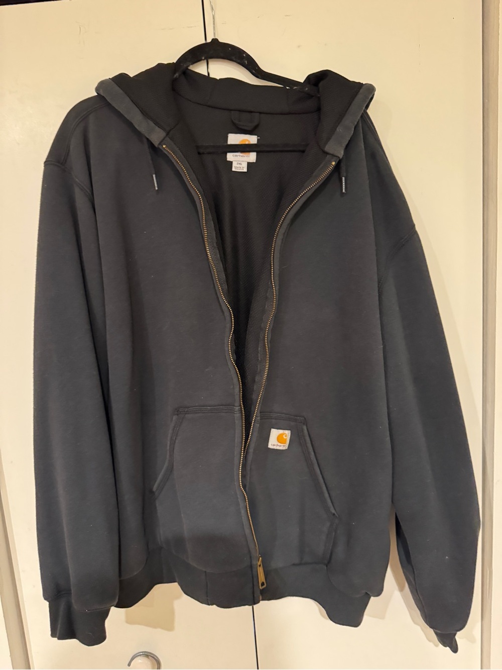 Carhartt Men’s Black Full-Zip Hoodie